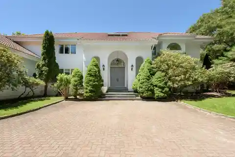Gorgeous White Stucco Home on over Two Acres
