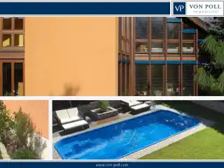 Extravagant! Exceptional Architect's House with Pool and Separate Apartment in a Quiet Location