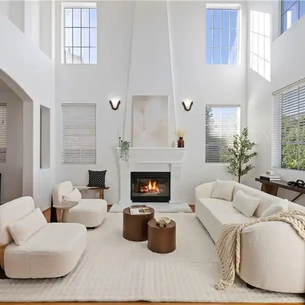 ELEGANT HOME WITH SOARING TWO-STORY CEILINGS