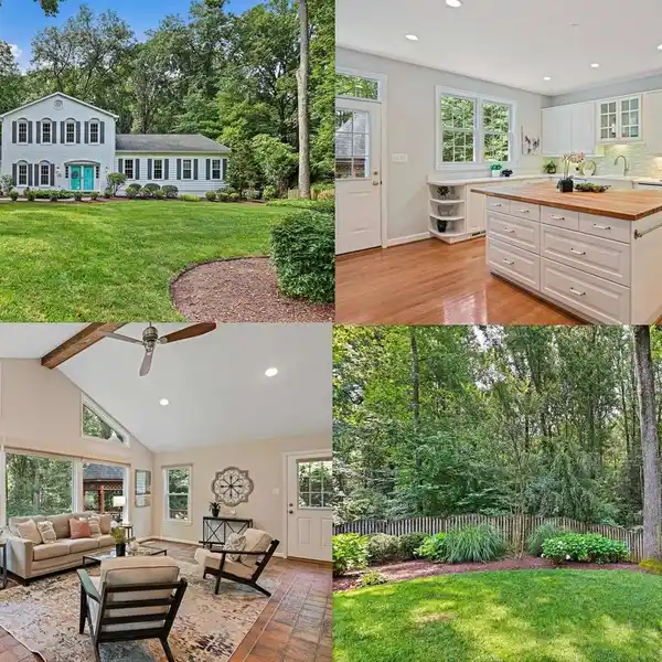 EXPANDED COLONIAL ON PRIVATE .75-ACRE