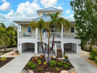 Elevated Canal-front Home