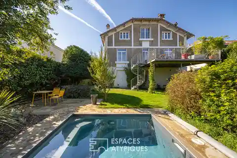 Elegant 1930s Villa with Private Garden Oasis