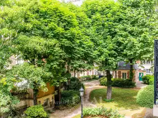 Elegant Paris Apartment Overlooking Private Garden