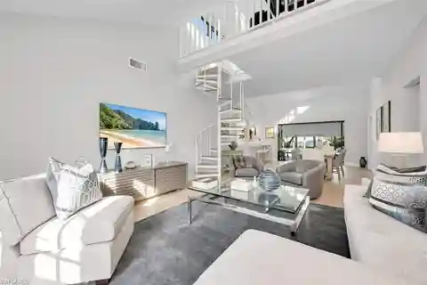 Whimsical Coastal Contemporary Condo in Olde Naples