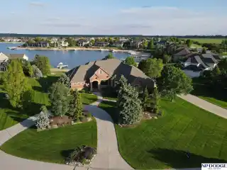 Elegant Lakefront Ranch with Private Sandy Beach