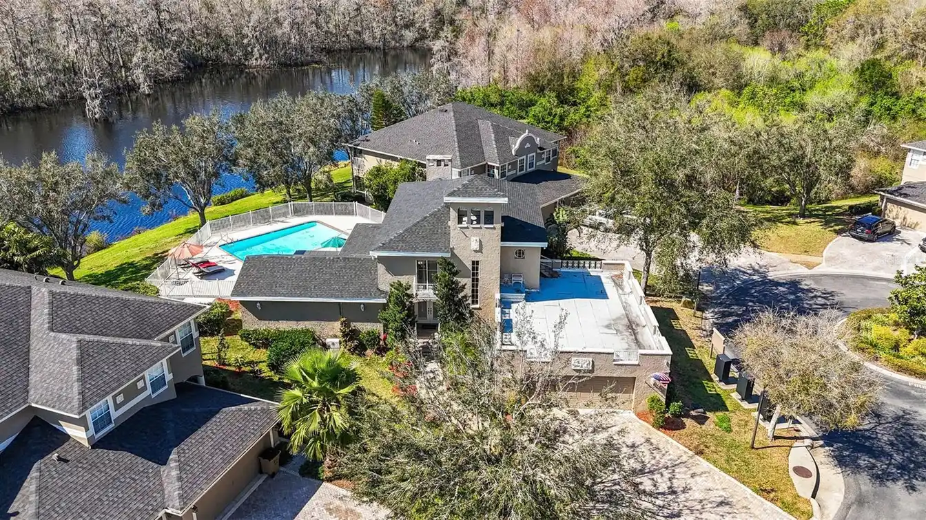 Three-level Pool Home on the Serene Hillsborough River