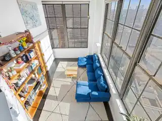 Corner Loft with East and South Exposures