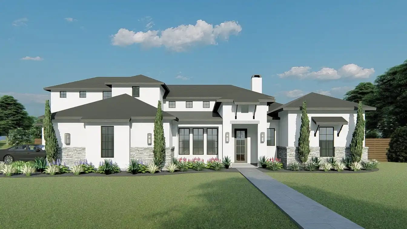 Modern Transitional Home on Large Lot in the Vines of Haslet