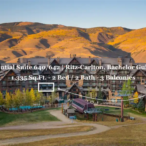 RESIDENTIAL SUITE AT THE SKI-IN/SKI-OUT RITZ-CARLTON IN BACHELOR GULCH