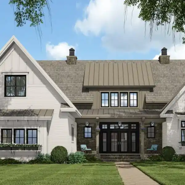 STRIKING NEW CONSTRUCTION MODERN FARMHOUSE