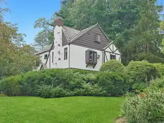 Charming Brick and Stone Tudor Home