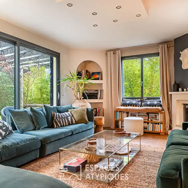 CHARM AND COMFORT IN A GREEN SETTING
