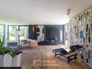 Striking Modular Home in Natural Setting