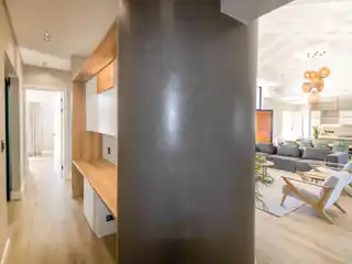 Elegant Solar-Powered Home with Pool and Fire Pit