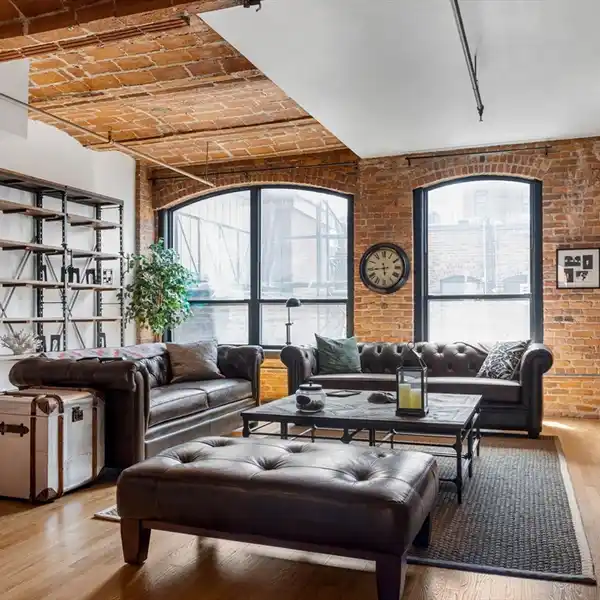 SOPHISTICATED LOFT WITH INDUSTRIAL-CHIC RENOVATION