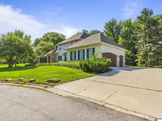 Stylish Transitional One and a Half Story Home