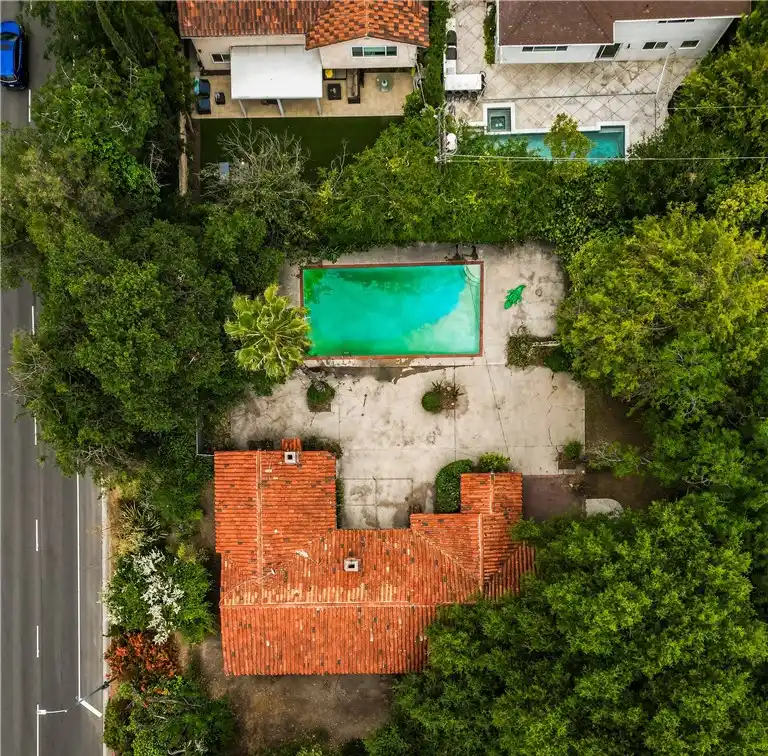 Spanish Hacienda on an Oversized Corner Lot