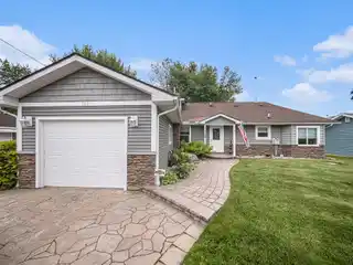 Tranquil Waterfall Patio Meets Designer Living