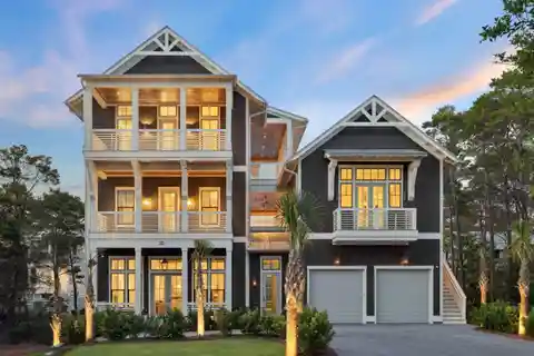 Custom Coastal Elegance Steps to the Beach