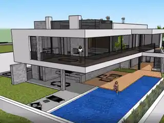 Luxurious Villa with Panoramic Rooftop and Pool