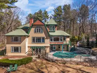 Shingle-Style Home with Carriage Home on over Six Acres