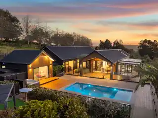 Architectural Retreat with Resort-Style Amenities