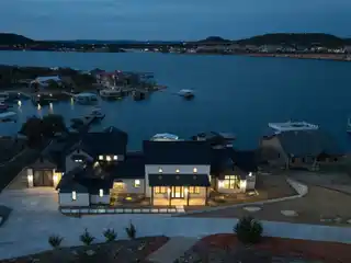 Lakeside Grandeur in a New Possum Kingdom Lake Home