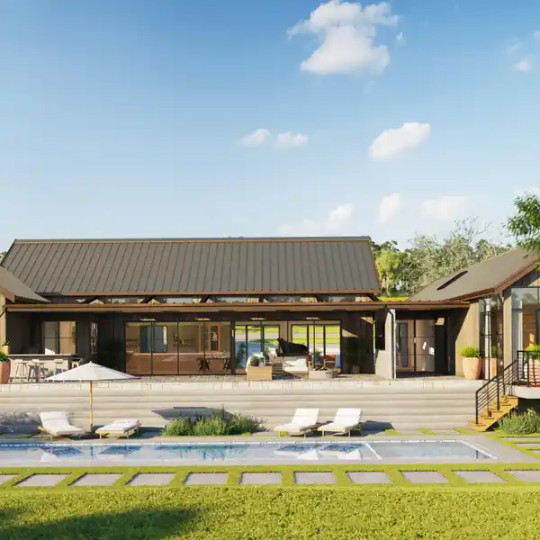 TIMELESS WEST COAST DESIGN WITH EXPANSIVE VALLEY VIEWS