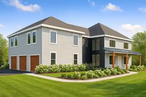 To Be Built Transitional Modern Farmhouse