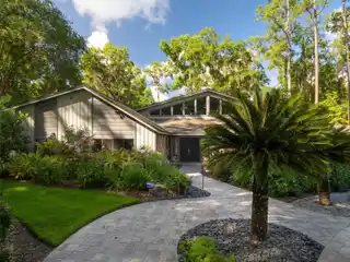 Architecturally Distinctive Residence on over an Acre