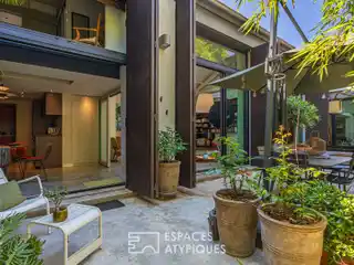 Spacious Contemporary Loft with Lush Private Patio