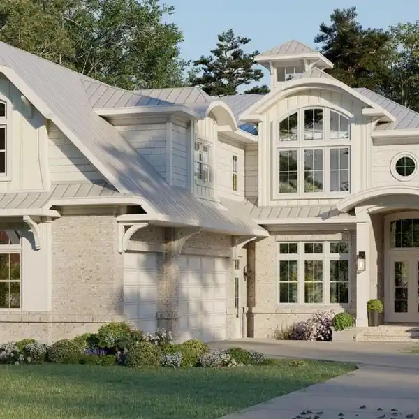 WATERFRONT MODERN BRICK HOME