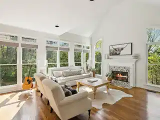 Elegant Home in a Serene Wooded Setting