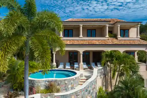 Timeless Island Villa with Sweeping Ocean Vistas