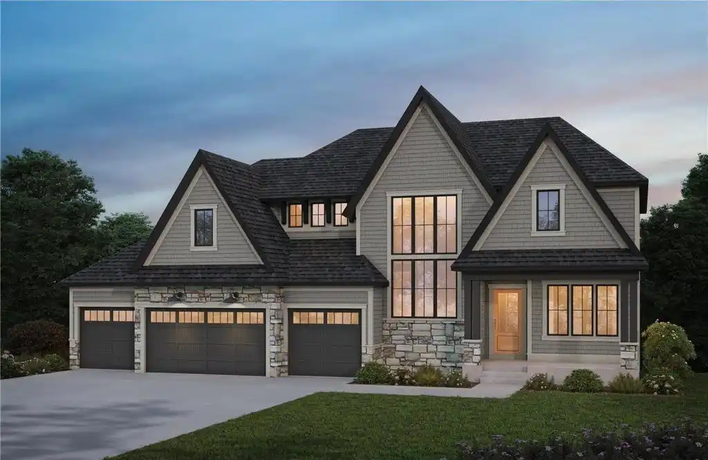 New Construction on an Expansive Wooded Lot in East Preserve
