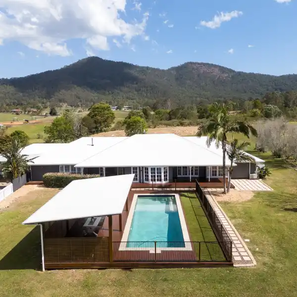 CONTEMPORARY HOME ON FIVE LUSH ACRES