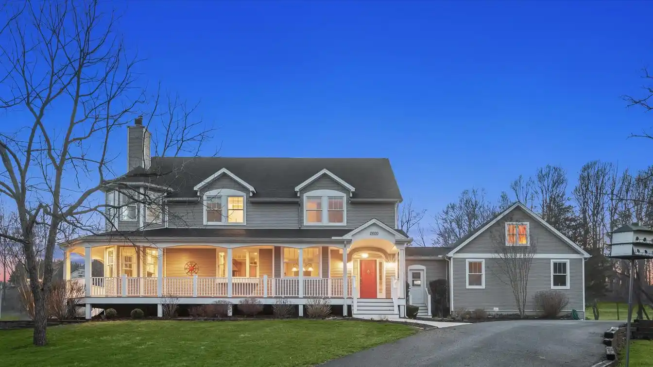 Victorian-inspired Farmhouse on over Three Acres