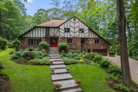 Tashua Tudor Retreat with Saltwater Pool