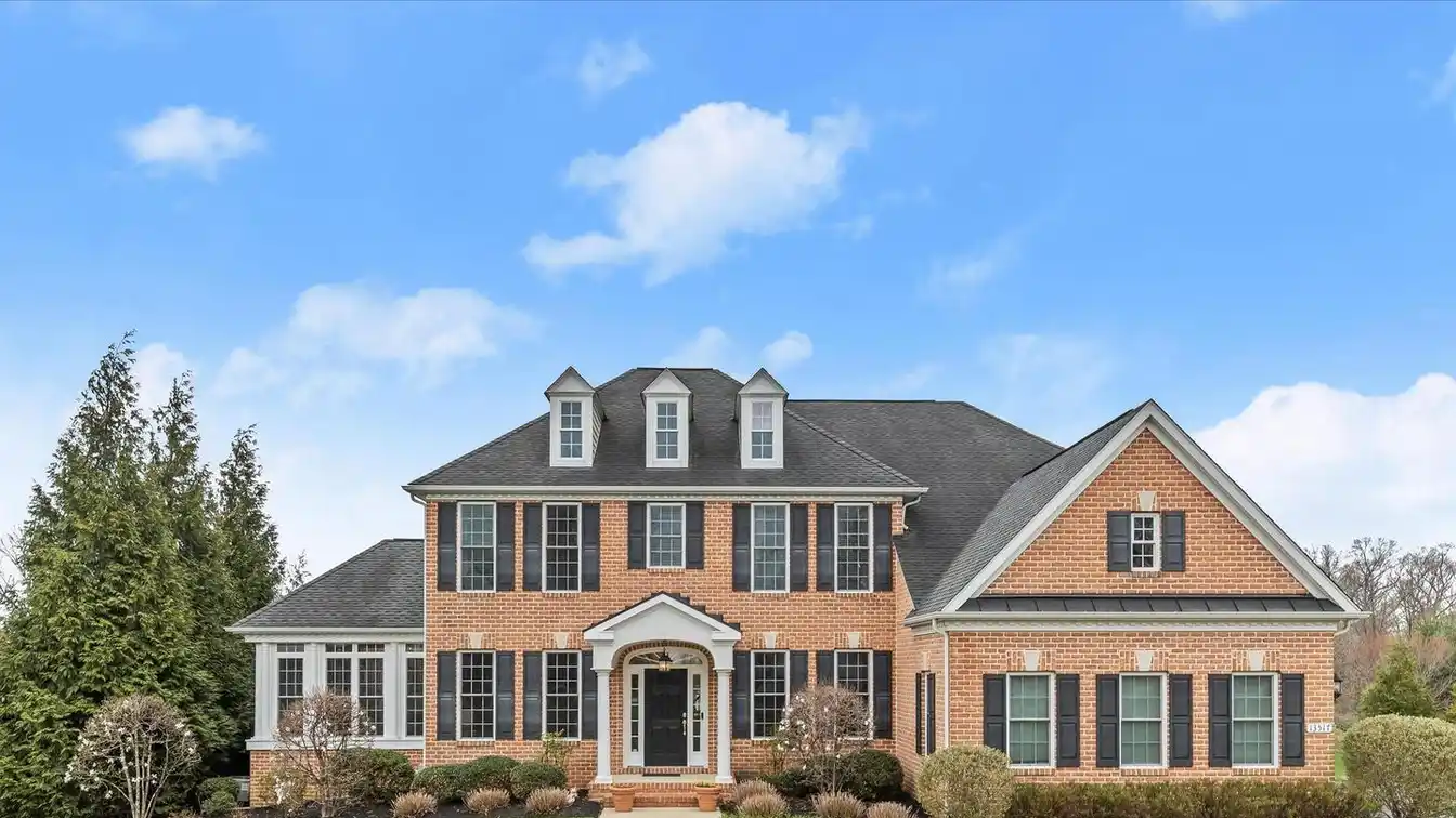 Exquisite Brick Colonial in Cloverfield