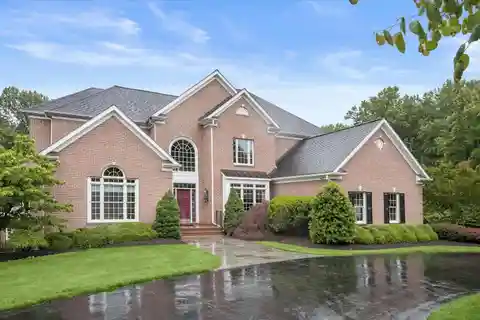 All-Brick Colonial Estate on Six Premium Acres