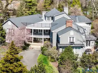 Handsome Transitional Estate on Three Private Acres