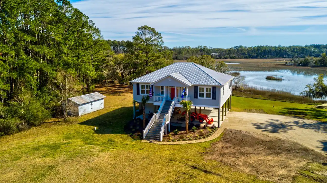 A Low Country Horse Farm with Waterfront Access