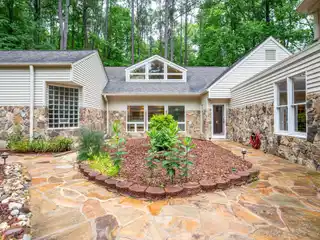 Contemporary Stone Retreat on 4 Serene Acres