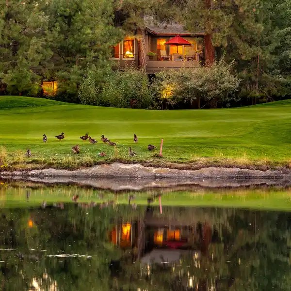 GOLF COURSE HOME WITH STUNNING POND VIEWS