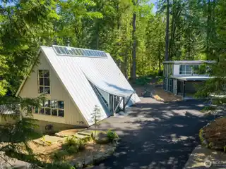Dramatic Steel-And-Glass A-Frame