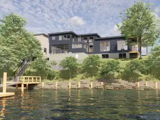 Stunning, Contemporary Waterfront Home