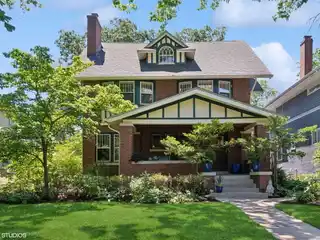 Quintessential East Wilmette Solid Brick Four Square