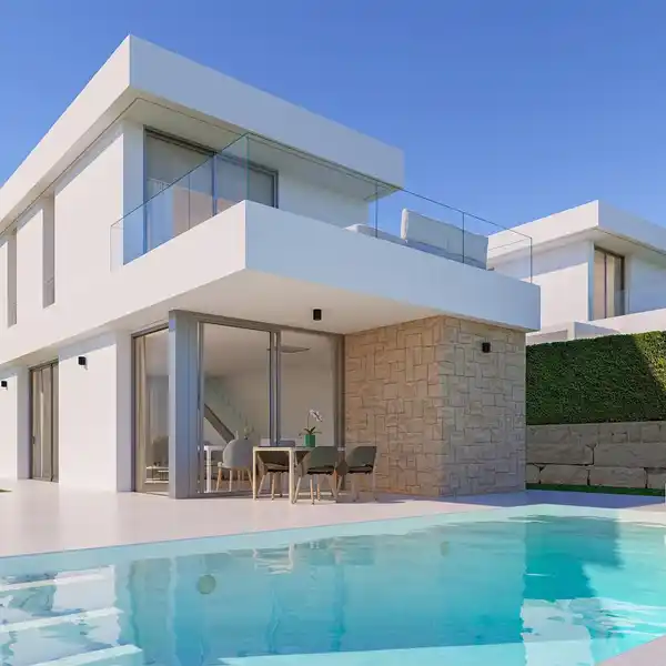 BRIGHT SOUTH-FACING VILLAS IN PRESTIGIOUS RESORT