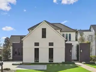 Architectural Serenity with Golf & Water Views