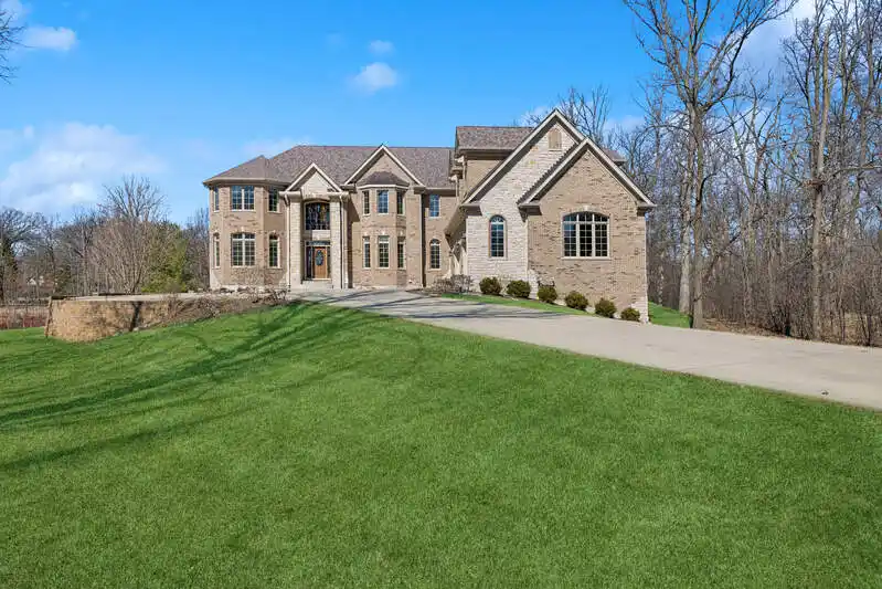 All-brick and Stone Custom Home